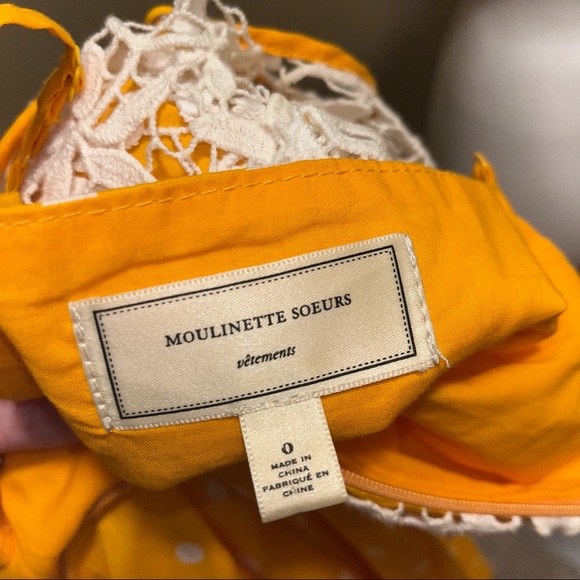 Anthro Moulinette Soeurs Melora Polka Dot Dress 0 - Picture 4 of 5